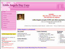 Tablet Screenshot of little-angels-granada-hills-day-care.com